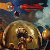 Part of a mural for EuroDisney