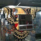 Eagle painted on Bus