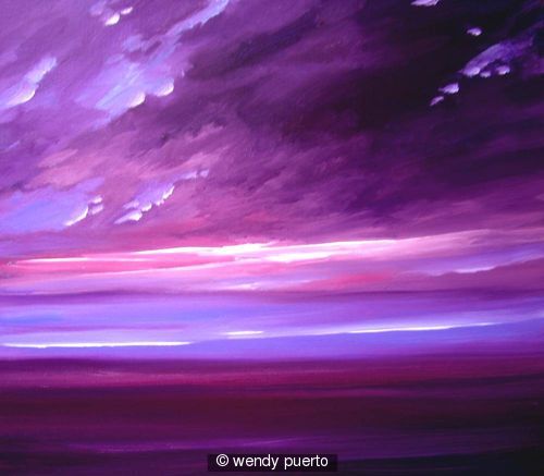 Damson  Plum Skies SOLD