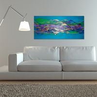 contemplation - painting in room set