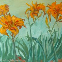 Orange Lilies