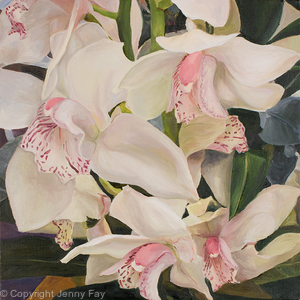White Orchid at Noon