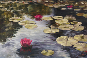Pink Water Lilies