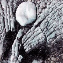 Trapped pebble