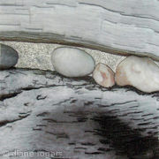 Pebble row