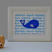 Whale Print