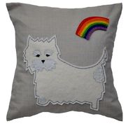 Westie Cushion, Small