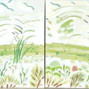 Greening Desert diptych