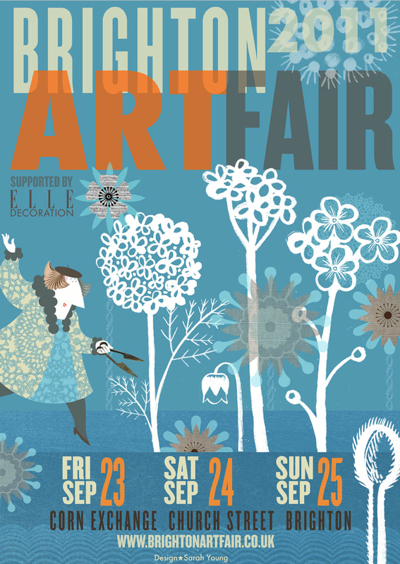BRIGHTON ART FAIR 2011 Poster Computer Print Giclee