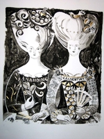Amandine and Clemantine - SOLD