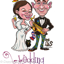 Wedding Invitation Caricature