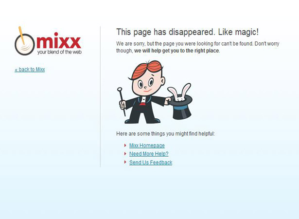 Cool error 404 page design