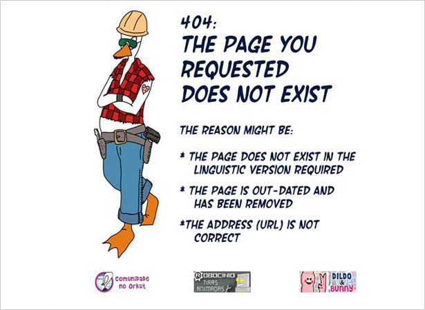 Cool error 404 page design