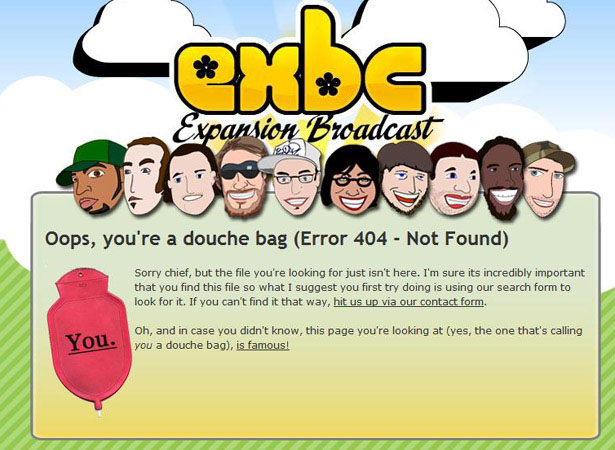 Cool error 404 page design