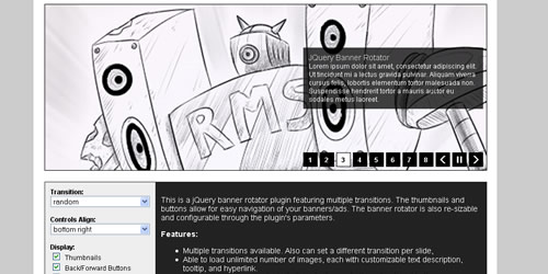 jQuery banner rotator jQuery banner rotator