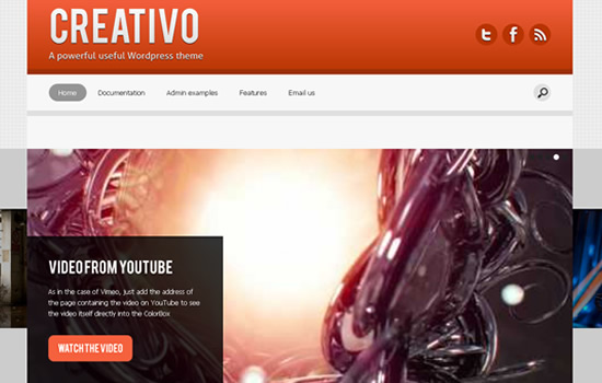 Creativo: Infinitely Customizable WordPress Theme Creativo: Infinitely Customizable WordPress Theme