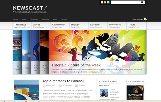 Newscast 4 in 1 - WordPress Magazine and Blog Newscast 4 in 1 - WordPress Magazine and Blog