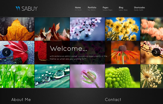 Sabuy - Premium Template for Portfolio Photography Sabuy - Premium Template for Portfolio Photography