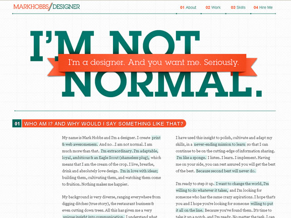 The Online Portfolio of Mark Hobbs