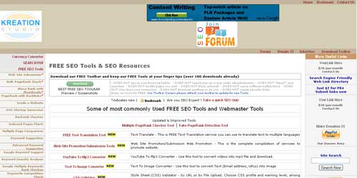 Kreation Studio Seo Tools