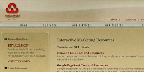 Neboweb Web-based SEO Tools
