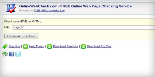 FREE Online Web Page Checking Service
