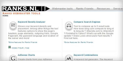 ranks.nl - Ranks Webmaster Tools
