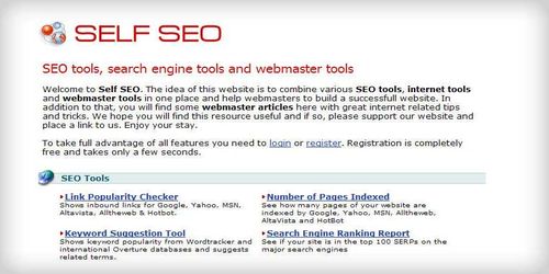 Selfseo SEO tools