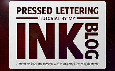Create a Sleek Pressed Letter Design Create a Sleek Pressed Letter Design