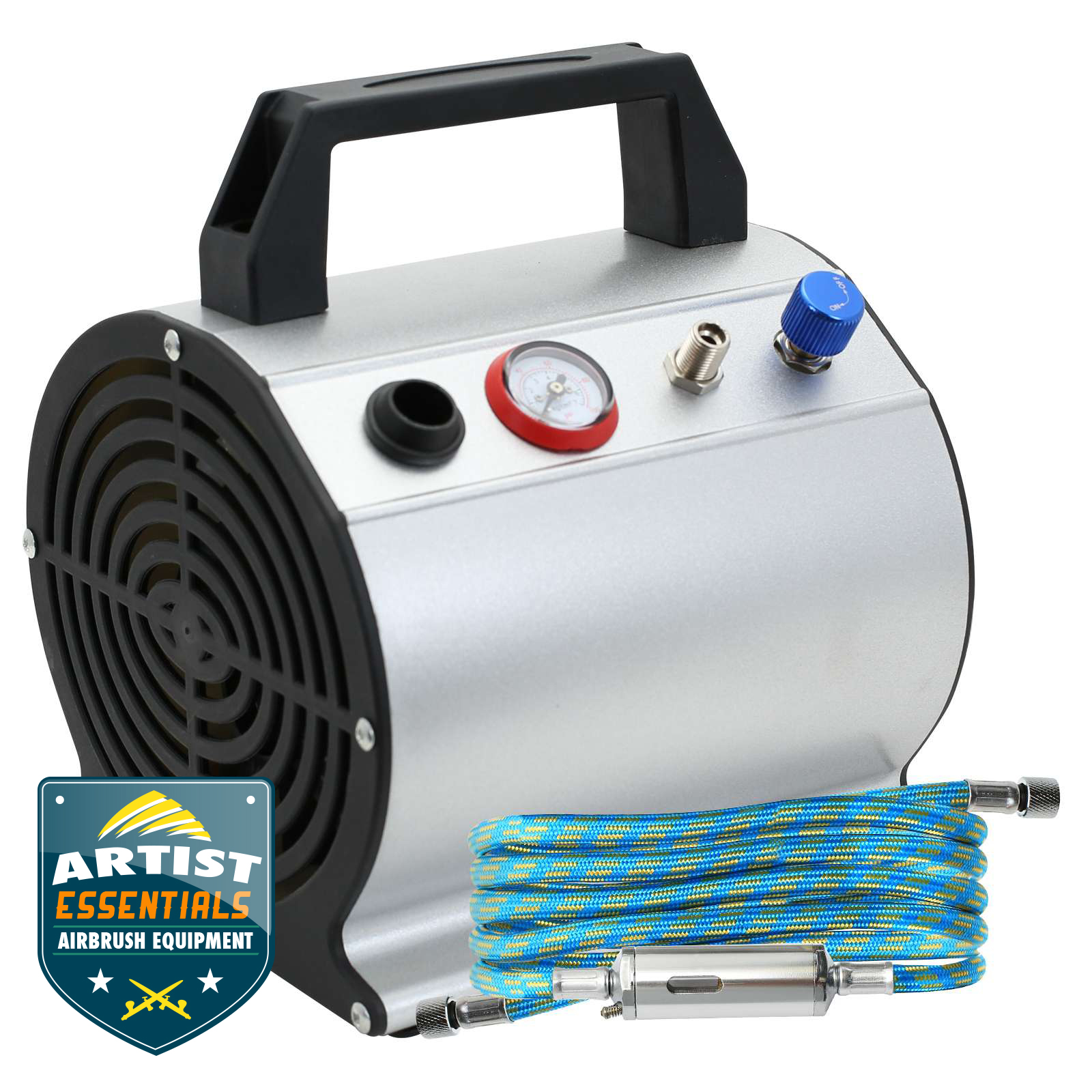 Small Quiet Airbrush Compressor with Internal Tank