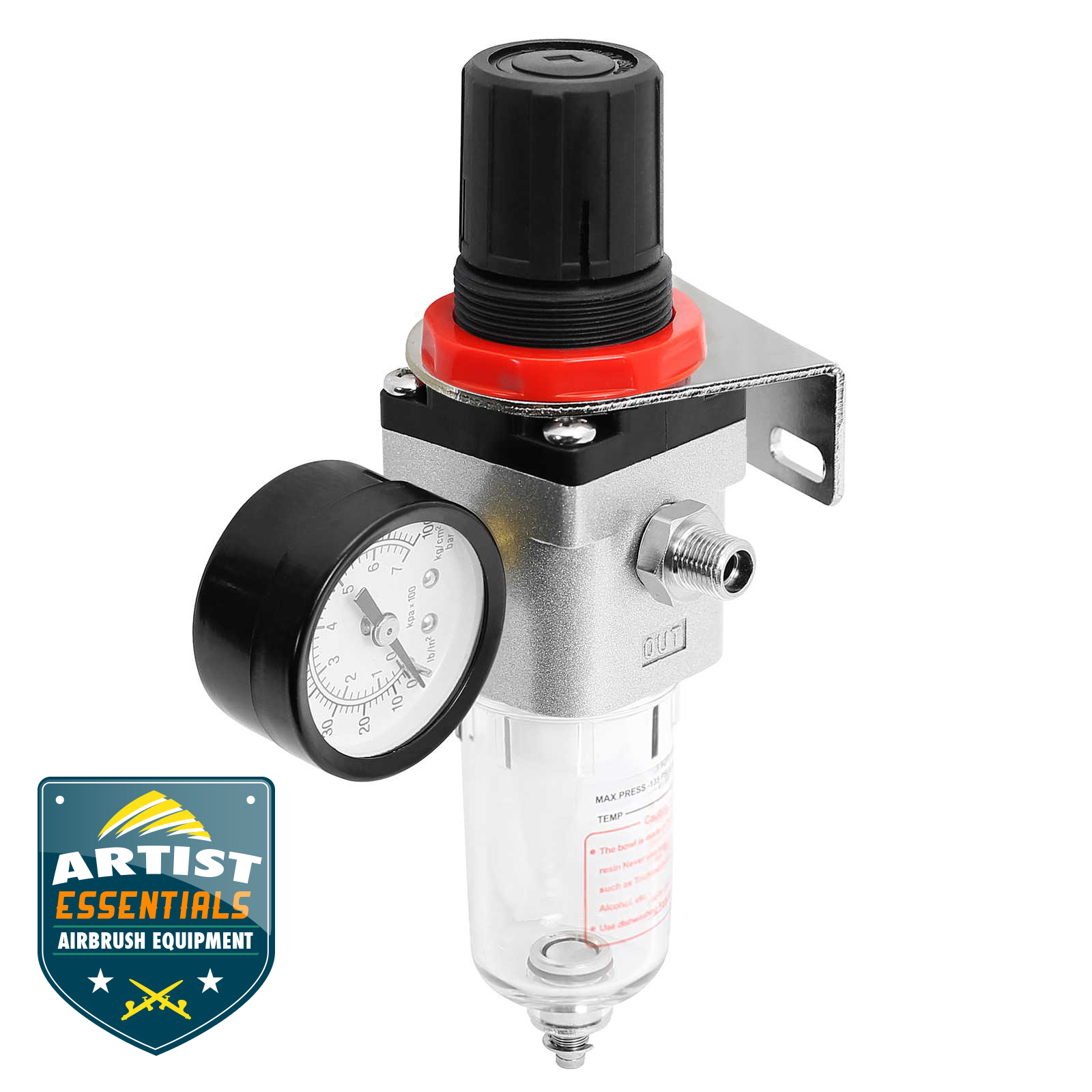 Airbrush Air Compressor Regulator with Moisture Trap eBay