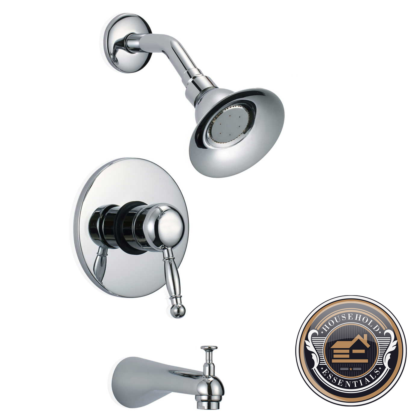 Rainfall Shower Faucet Showerhead Diverter Valve and Tub Spout eBay
