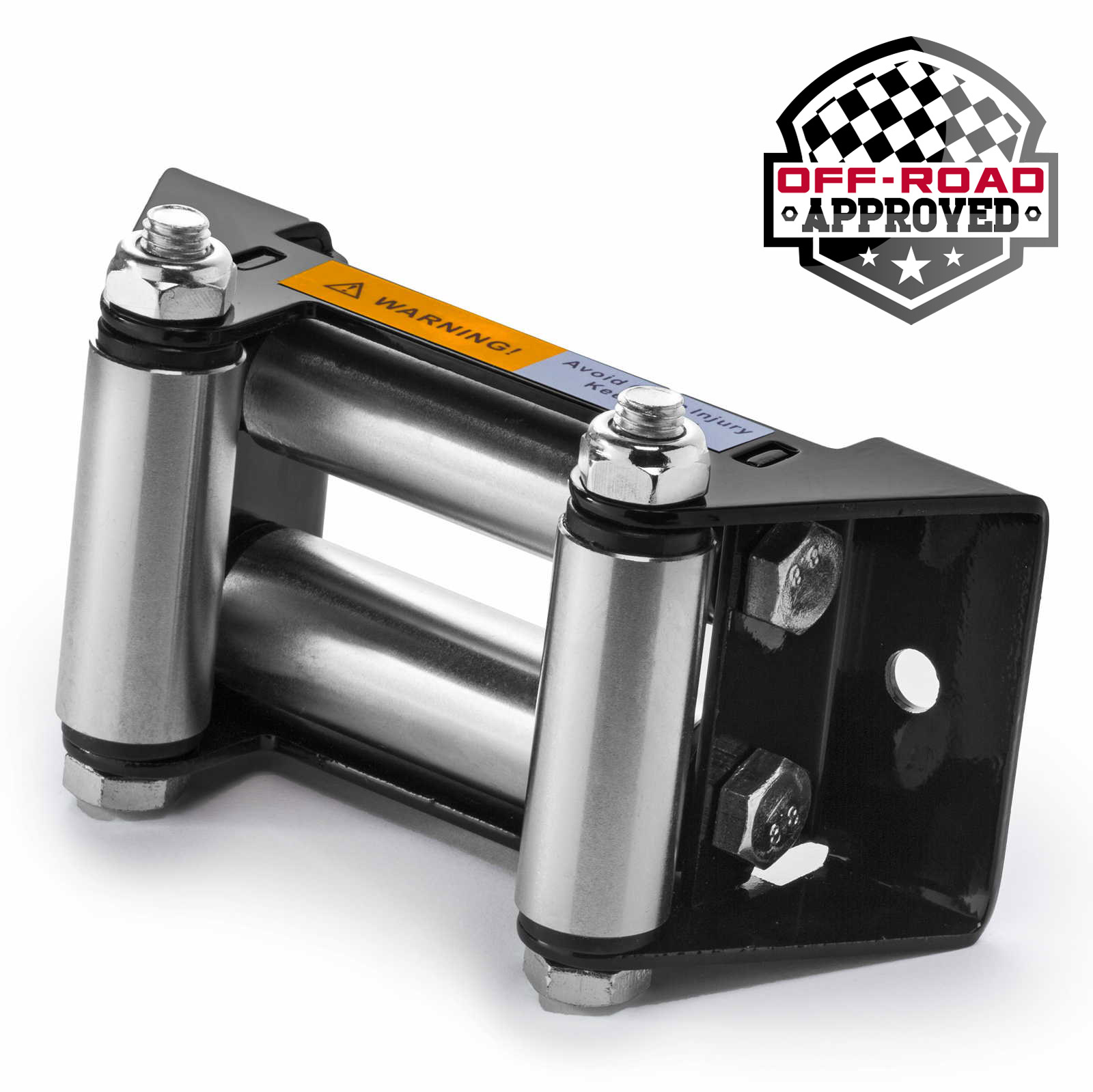 Heavy Duty ATV Winch Roller Fairlead 4 Way Cable Lead Guide 47/8" Bolt