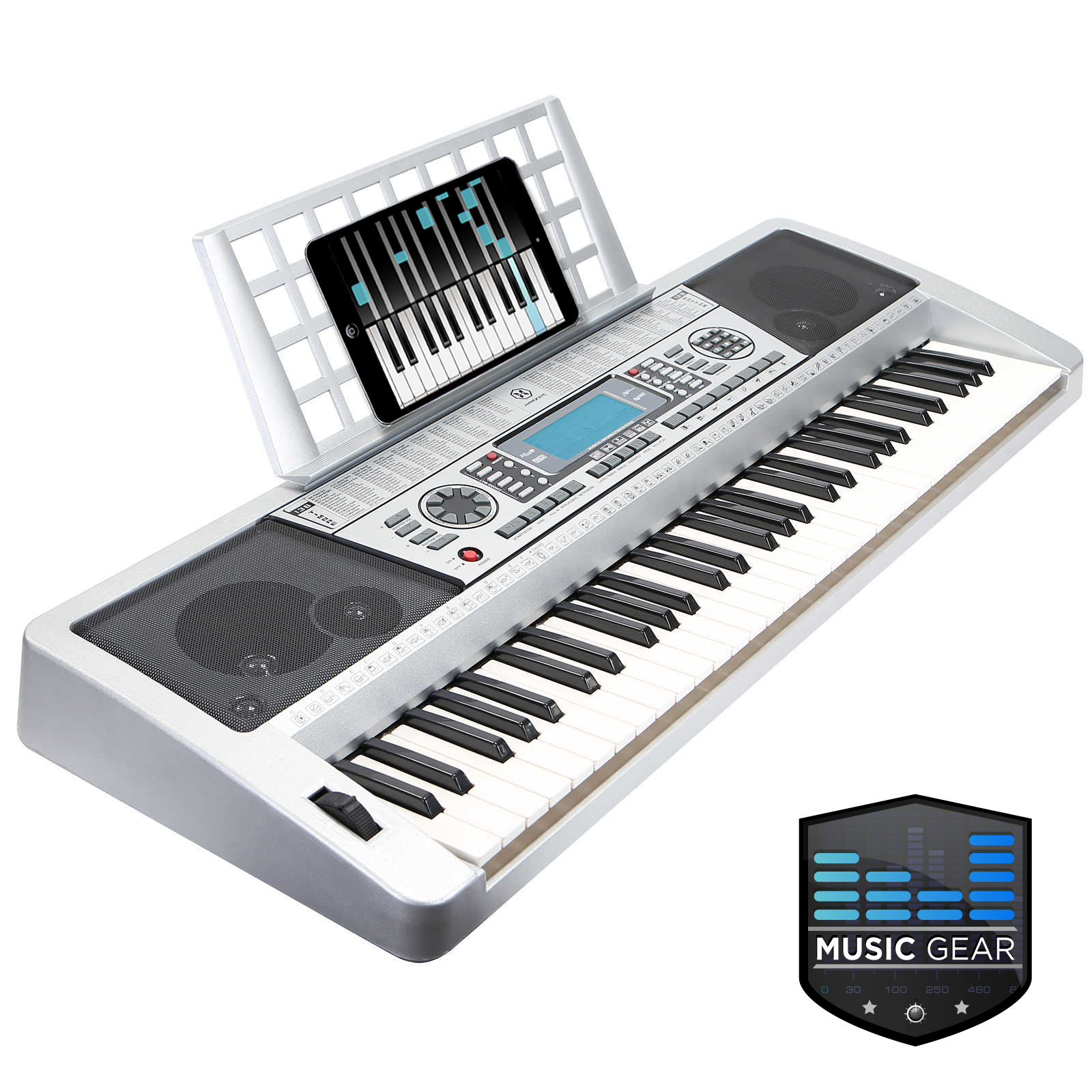 61 Key Touch Sensitive Digital Midi Electronic Music Keyboard Piano