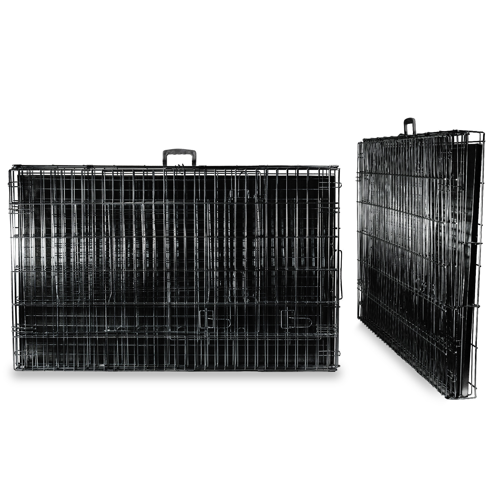 20" Dog Cage Crate Suitcase Folding Kennel Pet Puppy Animal Pen ABS