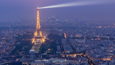 Eiffel Tower at night