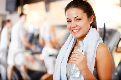 Woman working out