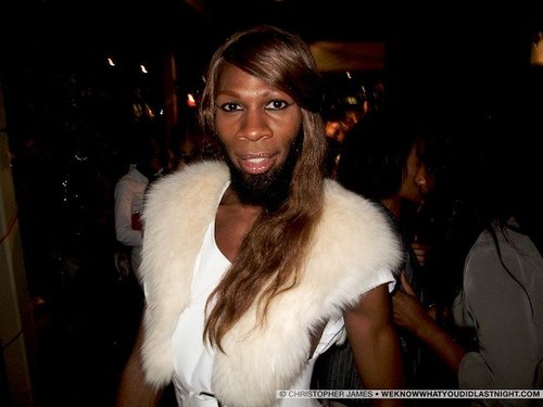 Andre J wears BITCHY furs