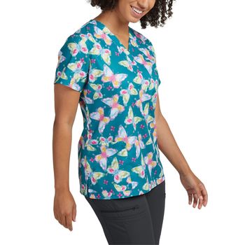 Photo of the uniform 618PABU Painted Butterflies Side view