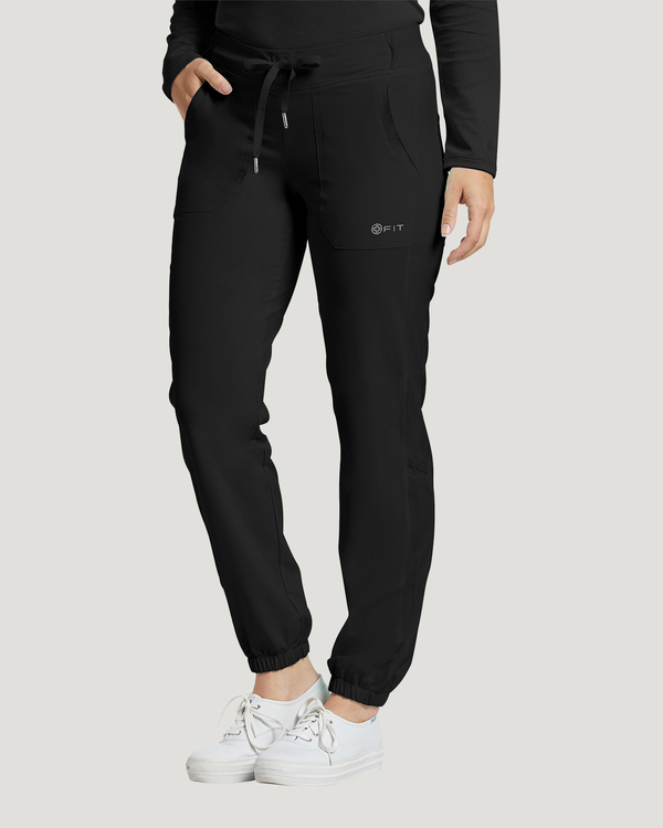 Photo de l'uniforme White Cross 399 Pantalon jogger FIT - Petite Couleur Noir  Vue Principale