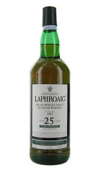 Laphroaig 25 Years Old Cask Strength Islay Single Malt Scotch, United Kingdom Bottle