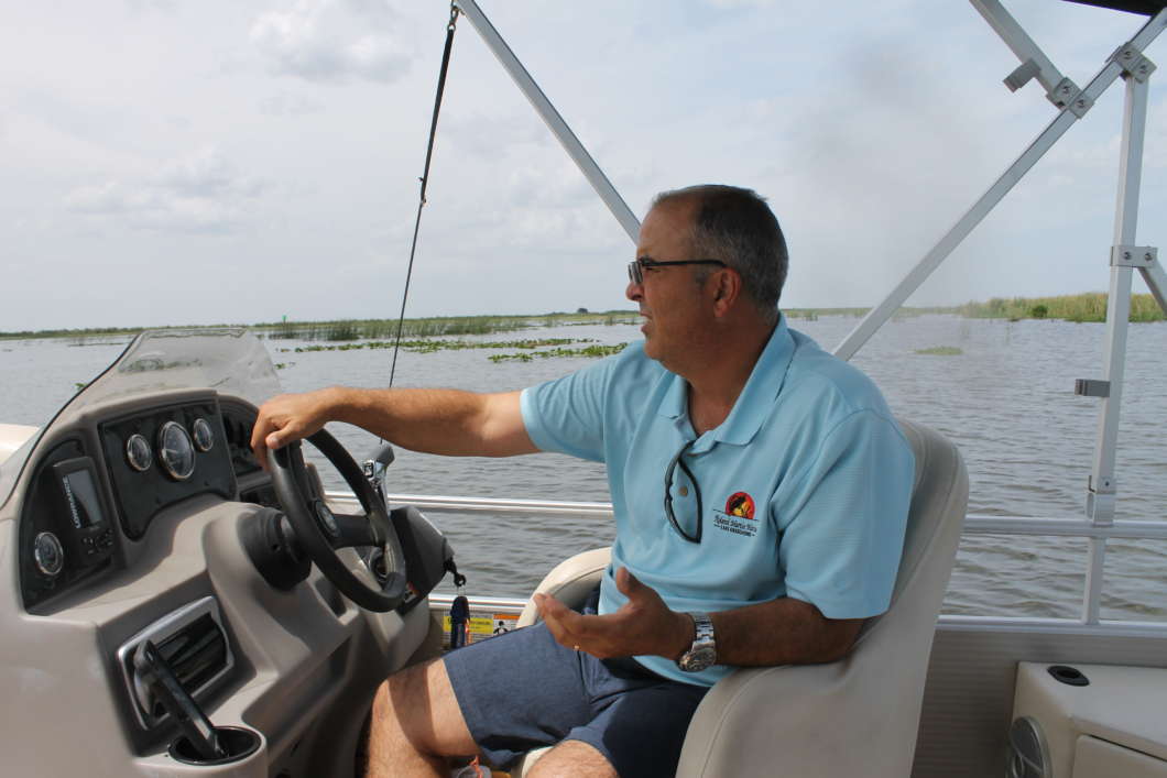Ramon Iglesias, manager of Roland and Mary Ann Martins Marina in Clewiston, said the toxic algae bloom is affecting his business.