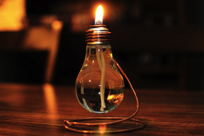 candle Light Bulb DIY Projects - Candle