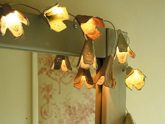 lighting Reuse Egg Cartons - Lighting