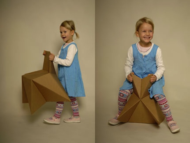cardboard DIY Kids Furniture - Cardboard