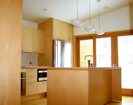plywood-cabinets Budget Kitchen Renovation Tips - Plywood Cabinets