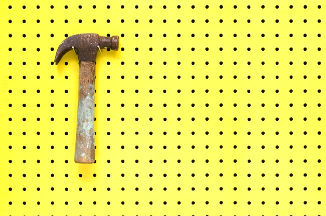 painted Hang Pegboard - Painted