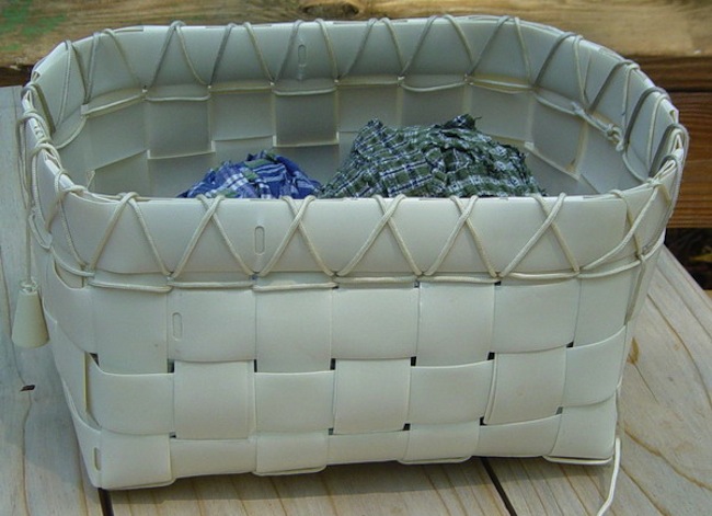 basket Repurpose Window Blinds - Basket