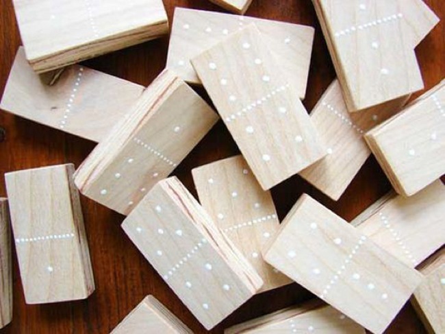 dominoes DIY Wood Games - Dominoes