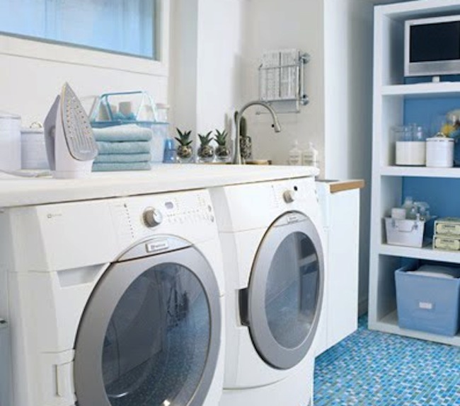 ironing-board DIY Laundry Room Storage - Ironing Board